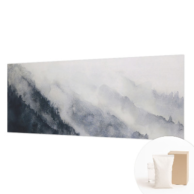 Dekorative Wand-Fototapete mit dem Motiv „Bergnebel”