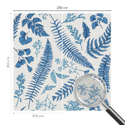 Vlies-Fototapete mit botanischem Muster