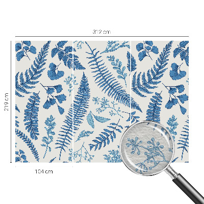Vlies-Fototapete mit botanischem Muster