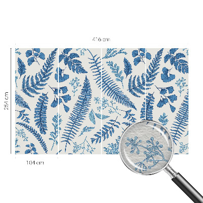 Vlies-Fototapete mit botanischem Muster