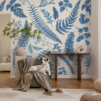 Vlies-Fototapete mit botanischem Muster