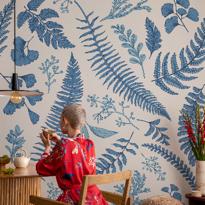 Vlies-Fototapete mit botanischem Muster