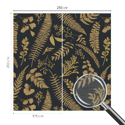 Motivtapete aus Vlies Botanische Blätter