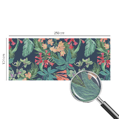 Fototapete fürs Kinderzimmer Tropische Blumen