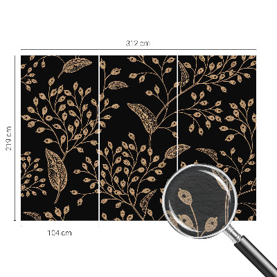 Vlies-Fototapete nach Maß mit botanischem Motiv für eine elegante Wandgestaltung