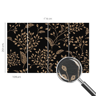Vlies-Fototapete nach Maß mit botanischem Motiv für eine elegante Wandgestaltung