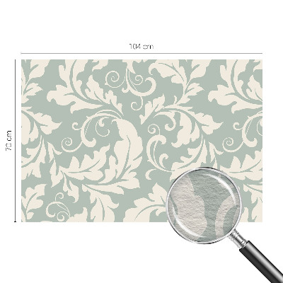 Vlies-Fototapete fürs Schlafzimmer Dekorative Blätter