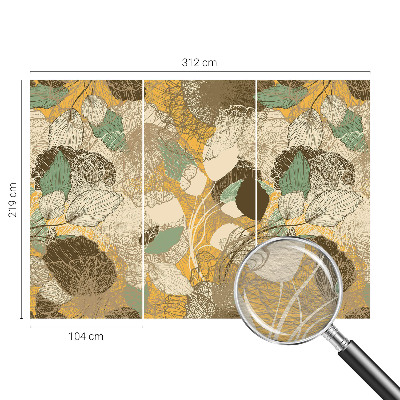 Vliestapete fürs Wohnzimmer Pflanzenschönheit