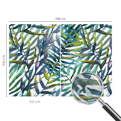 Bedruckte Vlies-Fototapete mit Motiv exotischer Vegetation