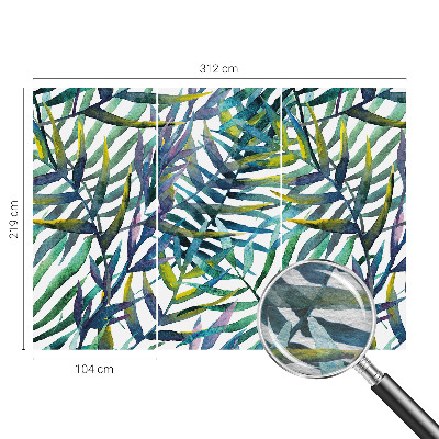 Bedruckte Vlies-Fototapete mit Motiv exotischer Vegetation