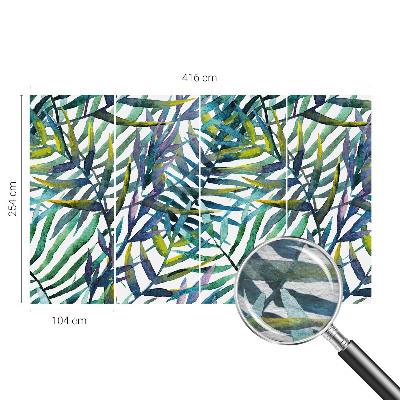 Bedruckte Vlies-Fototapete mit Motiv exotischer Vegetation