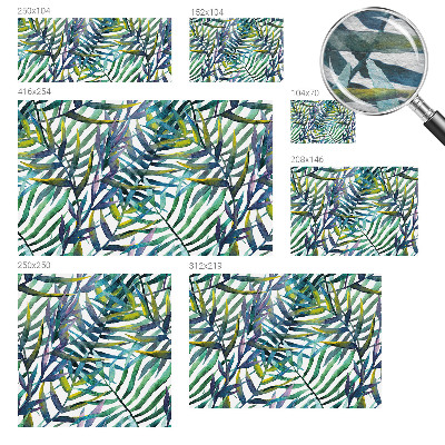 Bedruckte Vlies-Fototapete Exotische Vegetation