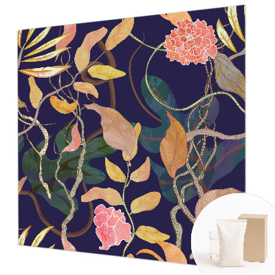 Motivtapete mit pflanzlichem Motiv in elegantem Design
