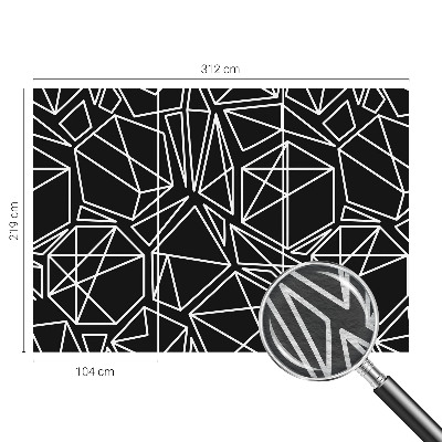 Dekorative Wand-Fototapete mit modernem abstraktem Motiv
