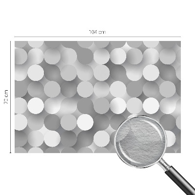 Vlies-Fototapete mit grauen Kreisen