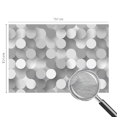 Vlies-Fototapete mit grauen Kreisen