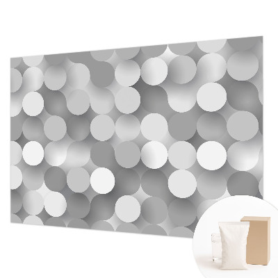 Vlies-Fototapete Graue Kreise