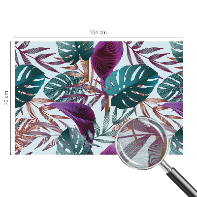 Fototapete fürs Schlafzimmer Tropische Zusammensetzung