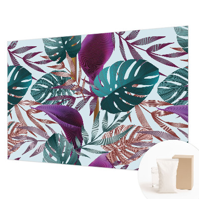 Fototapete fürs Schlafzimmer Tropische Zusammensetzung