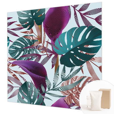 Fototapete fürs Schlafzimmer Tropische Zusammensetzung