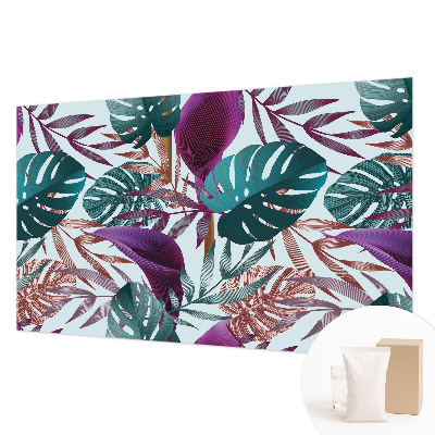 Fototapete fürs Schlafzimmer Tropische Zusammensetzung