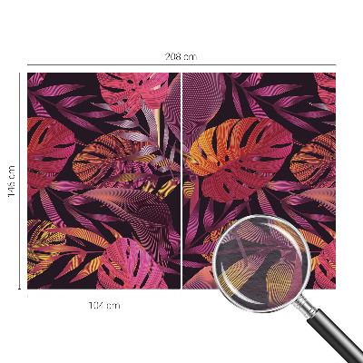 Wandtapete Exotische Blätter