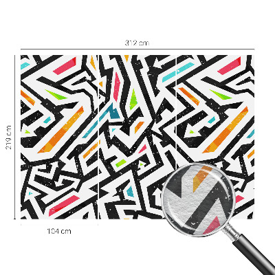 Fototapete fürs Wohnzimmer Abstraktes Mosaik