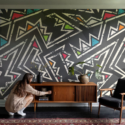 Fototapete aus Vlies mit energetischem Geometrie‑Motiv