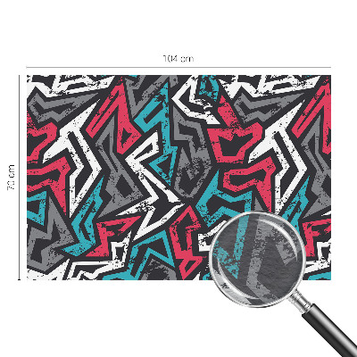 Motivtapete aus Vlies mit abstraktem Mosaikdesign