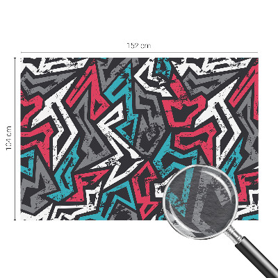 Motivtapete aus Vlies mit abstraktem Mosaikdesign