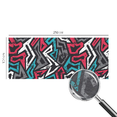 Motivtapete aus Vlies mit abstraktem Mosaikdesign