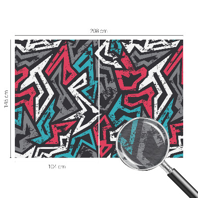 Motivtapete aus Vlies mit abstraktem Mosaikdesign
