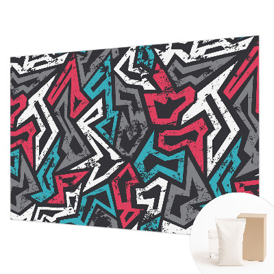 Motivtapete aus Vlies mit abstraktem Mosaikdesign