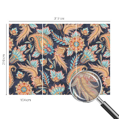 Vlies-Fototapete fürs Schlafzimmer Blumenmuster