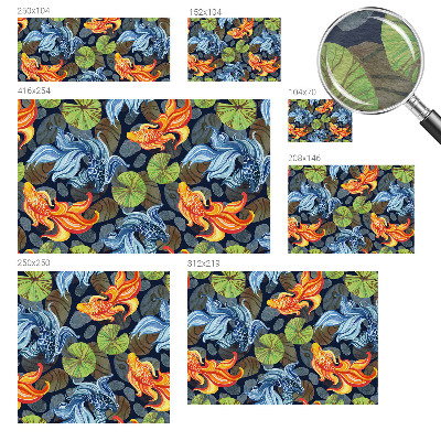 Vlies-Fototapete fürs Kinderzimmer Fischmuster