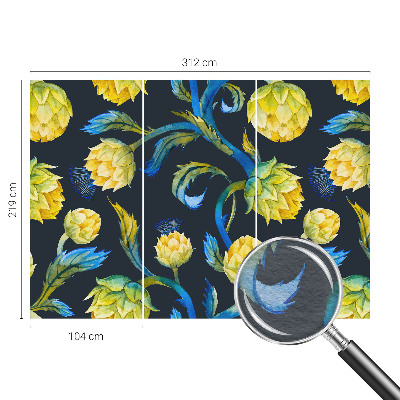 Vliestapete fürs Wohnzimmer Pflanzenvirtuose