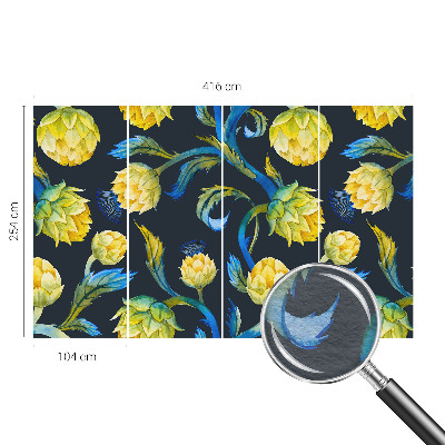 Vliestapete fürs Wohnzimmer Pflanzenvirtuose