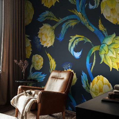 Vliestapete fürs Wohnzimmer Pflanzenvirtuose