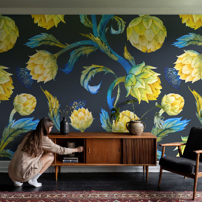 Vliestapete fürs Wohnzimmer Pflanzenvirtuose