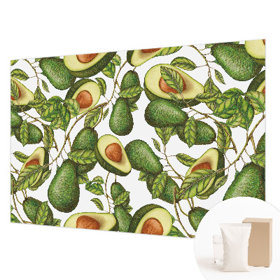 Bedruckte Vlies-Fototapete mit Avocado-Muster