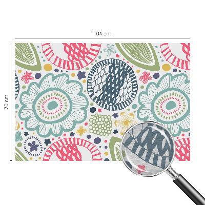 Vliestapete fürs Schlafzimmer Blumenmuster