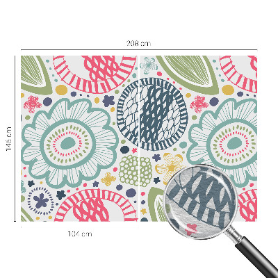 Vliestapete fürs Schlafzimmer Blumenmuster