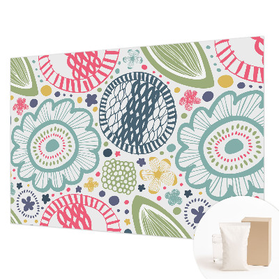 Vliestapete fürs Schlafzimmer Blumenmuster