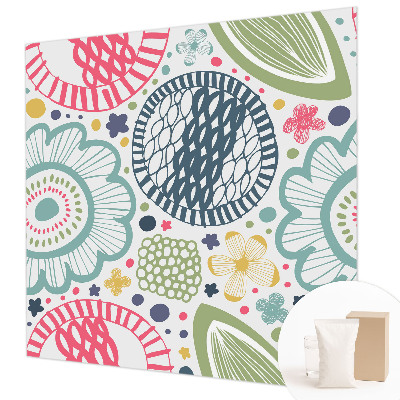 Vliestapete fürs Schlafzimmer Blumenmuster