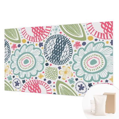 Vliestapete fürs Schlafzimmer Blumenmuster