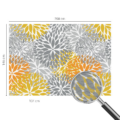 Moderne Vlies-Fototapete Blumenenergie