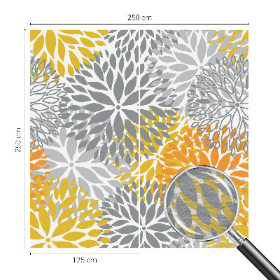 Moderne Vlies-Fototapete mit dem Motiv „Blumenenergie“