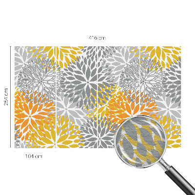 Moderne Vlies-Fototapete mit dem Motiv „Blumenenergie“