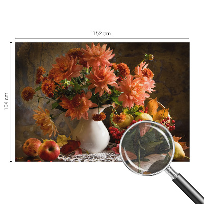 Wand-Fototapete mit einer herbstlichen Komposition