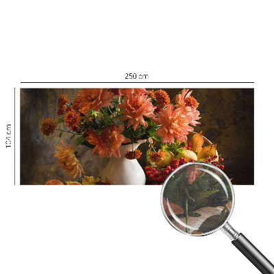 Wand-Fototapete mit einer herbstlichen Komposition
